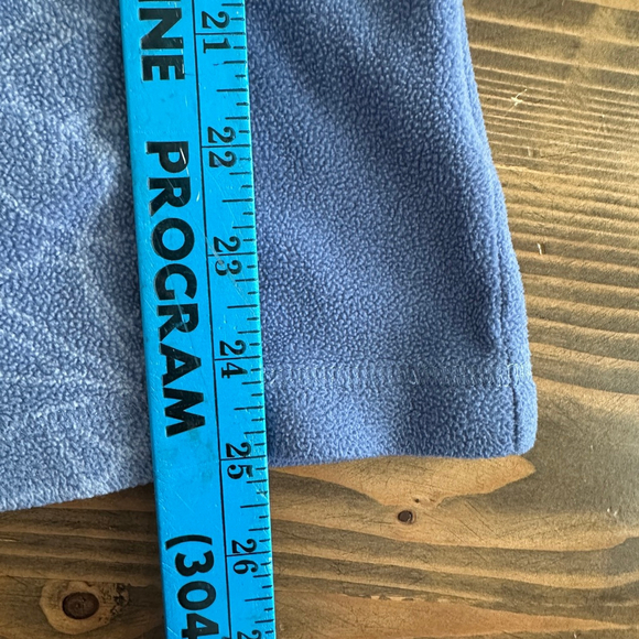 Women's Columbia Blue & White Patterned Fleece 1/4 Zip Sweatshirt XL Outdoor - Picture 8 of 8